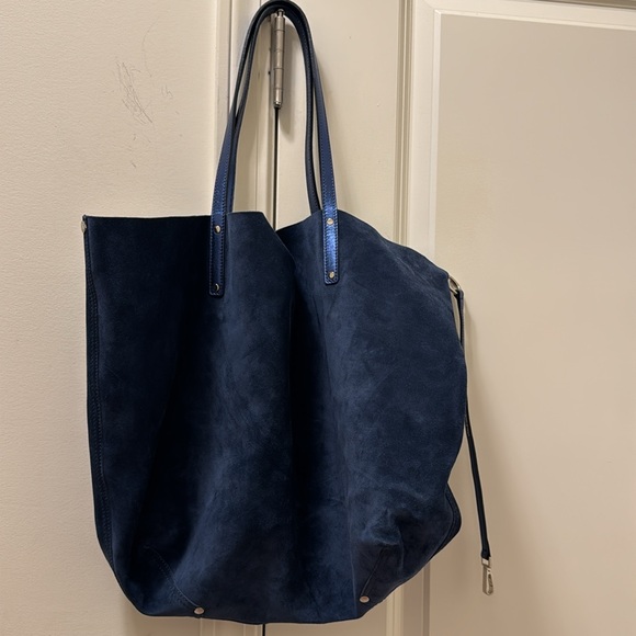 Tiffany & Co Suede Leather Reversible Tote Bag - Picture 7 of 12